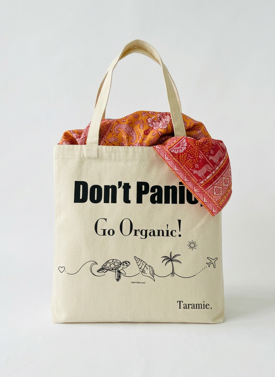 Don’t Panic,Go Organic!-Tote Bag